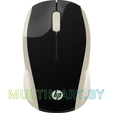 Мышь HP Wireless Mouse 200 (черный/золотистый)